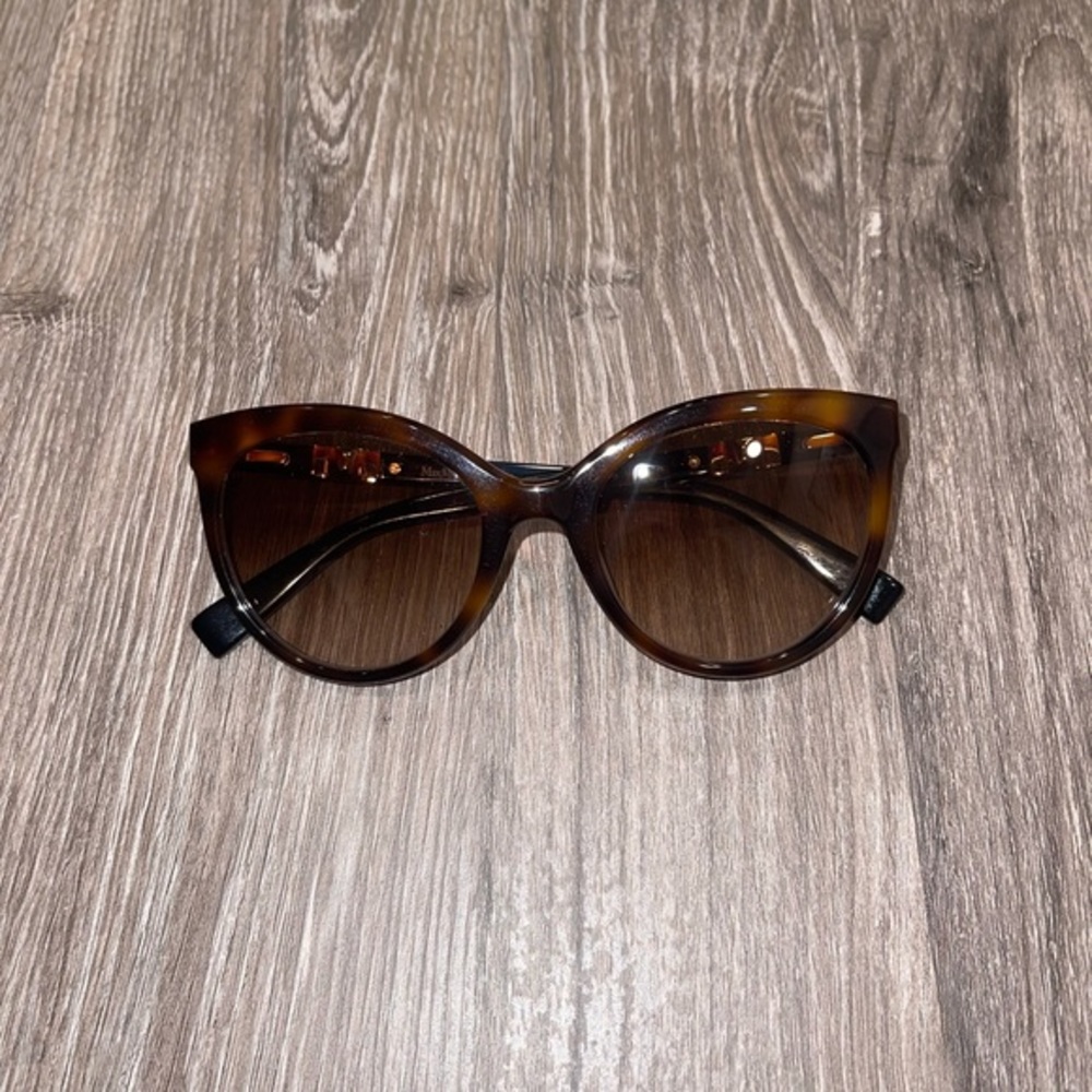 Max Mara Cat Eye Tortoise Sunglasses NWT